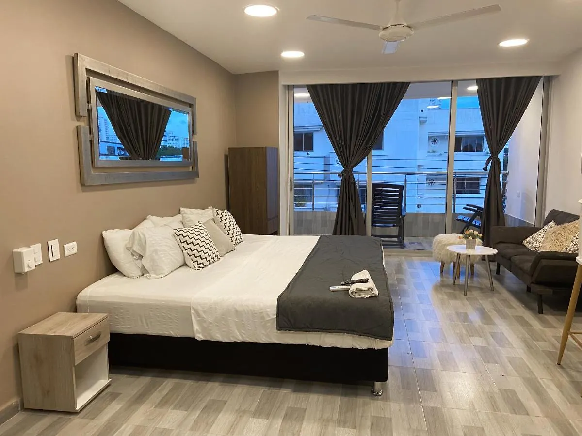 Aparta Estudio En El Edificio Bahia 79 Apartasuites Cartagena